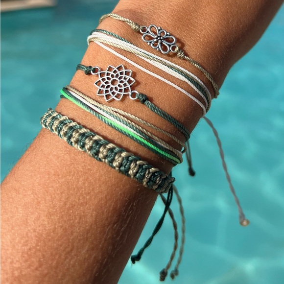 🏞️🌳NEW Pura Vida Inspired/Nature/Fresh Air /Set 5Handmade Adjustable Bracelets - Picture 10 of 11